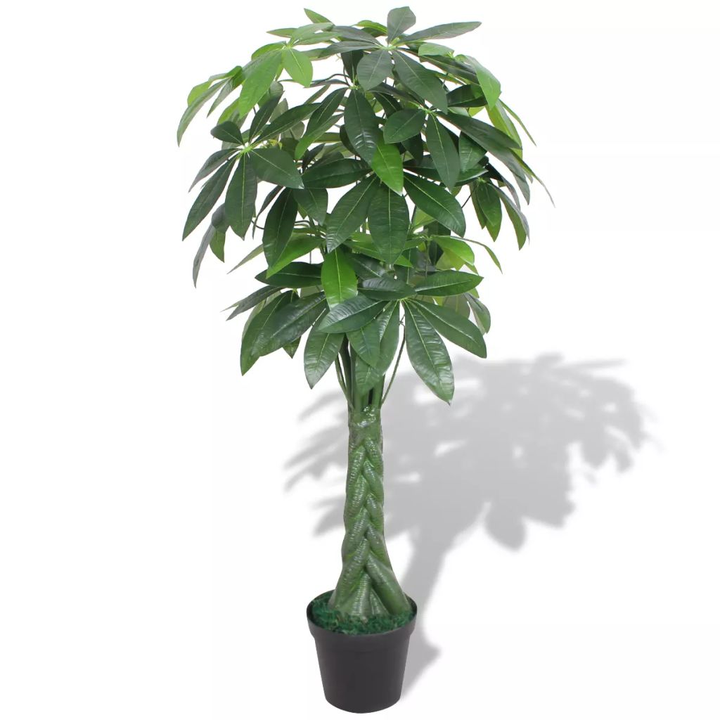 vidaXL Artificial Fortune Tree Plant with Pot 145 cm Green - House of Isabella AU