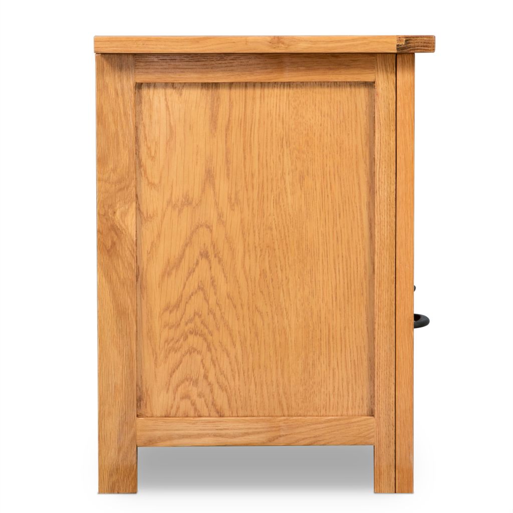 vidaXL TV Cabinet 90x35x48 cm Solid Oak Wood - House of Isabella AU