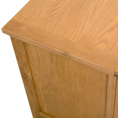 vidaXL TV Cabinet 120x35x48 cm Solid Oak Wood - House of Isabella AU