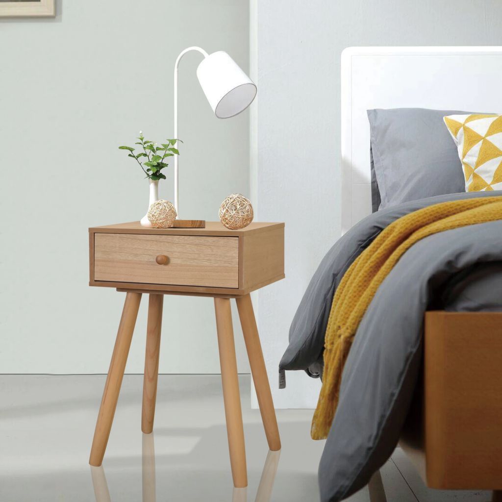 vidaXL Bedside Tables 2 pcs Solid Pinewood 40x30x61 cm Brown - House of Isabella AU