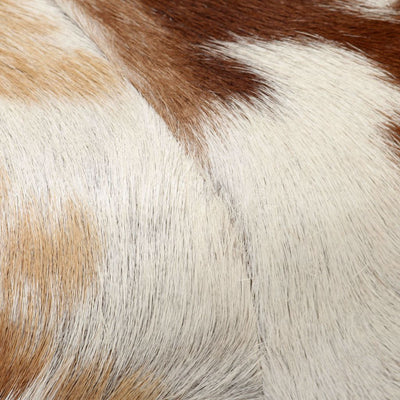 vidaXL Stool Genuine Goat Leather 60x30x50 cm - House of Isabella AU