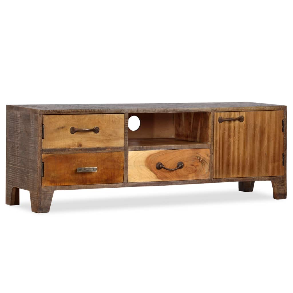 vidaXL TV Cabinet Solid Wood Vintage 118x30x40 cm - House of Isabella AU