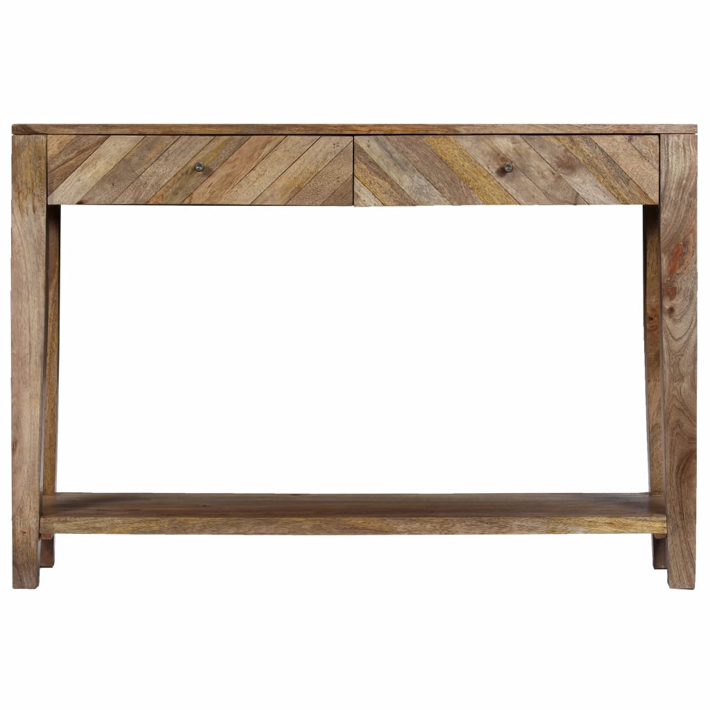 vidaXL Console Table Solid Mango Wood 118x30x80 cm - House of Isabella AU