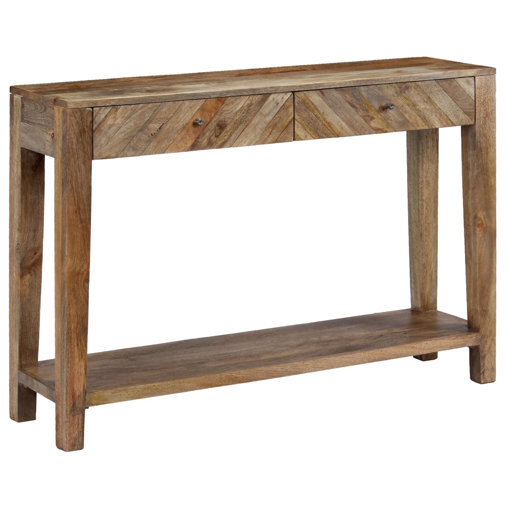 vidaXL Console Table Solid Mango Wood 118x30x80 cm - House of Isabella AU