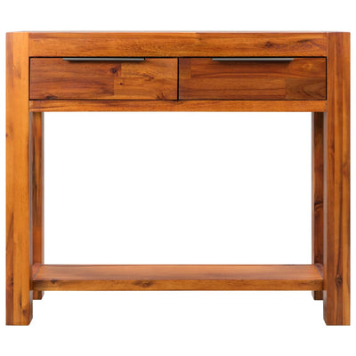 vidaXL Console Table Solid Acacia Wood 86x30x75 cm - House of Isabella AU
