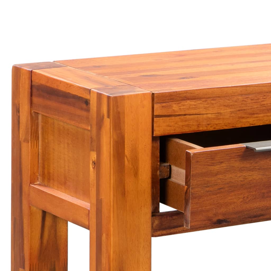 vidaXL Console Table Solid Acacia Wood 86x30x75 cm - House of Isabella AU