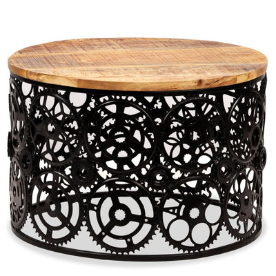 vidaXL Coffee Table Solid Mango Wood 60x40 cm - House of Isabella AU