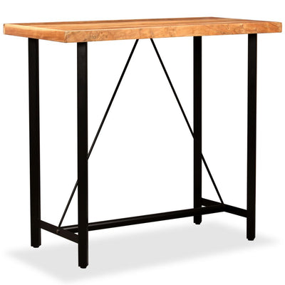 Bar Table 120x60x107 cm Solid Acacia Wood