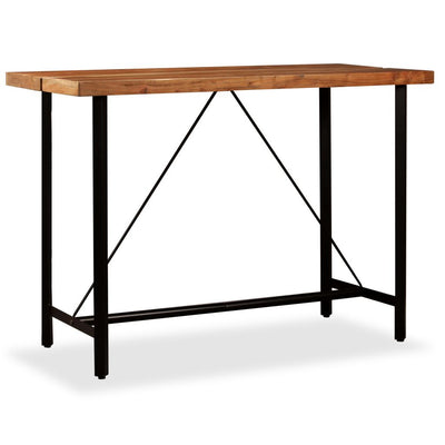 Bar Table 150x70x107 cm Solid Acacia Wood