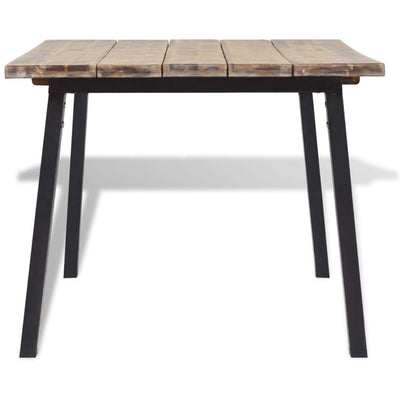 vidaXL Dining Table Solid Acacia Wood 170x90x75 cm - House of Isabella AU