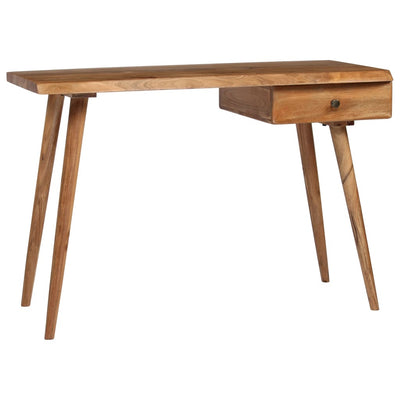 vidaXL Writing Table Solid Acacia Wood 110x50x76 cm - House of Isabella AU