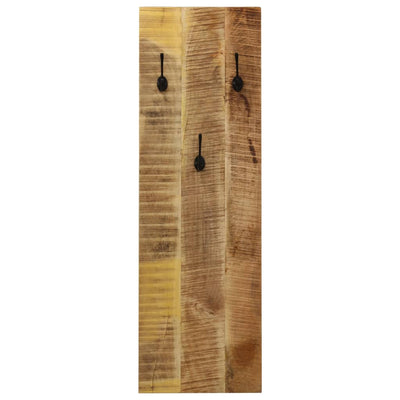 vidaXL Wall-mounted Coat Racks 2 pcs Solid Mango Wood 36x110x3 cm - House of Isabella AU