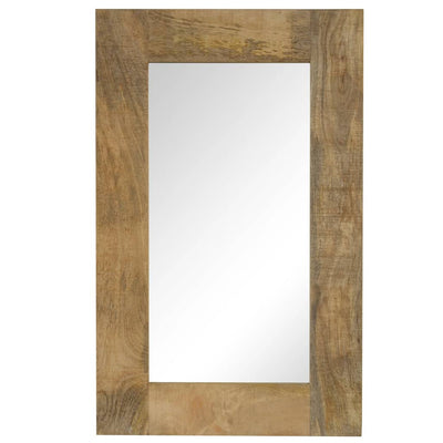 vidaXL Mirror Solid Mango Wood 50x80 cm - House of Isabella AU