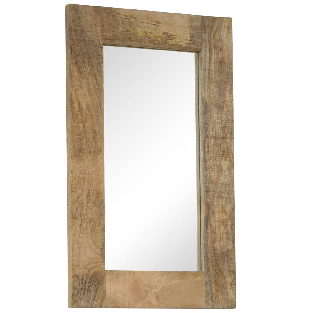 vidaXL Mirror Solid Mango Wood 50x80 cm - House of Isabella AU