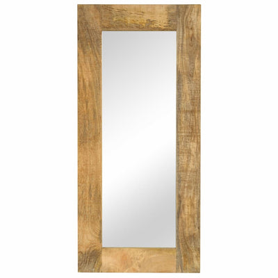vidaXL Mirror Solid Mango Wood 50x110 cm - House of Isabella AU