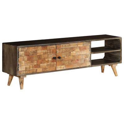 TV Cabinet Solid Mango Wood 140x30x45 cm