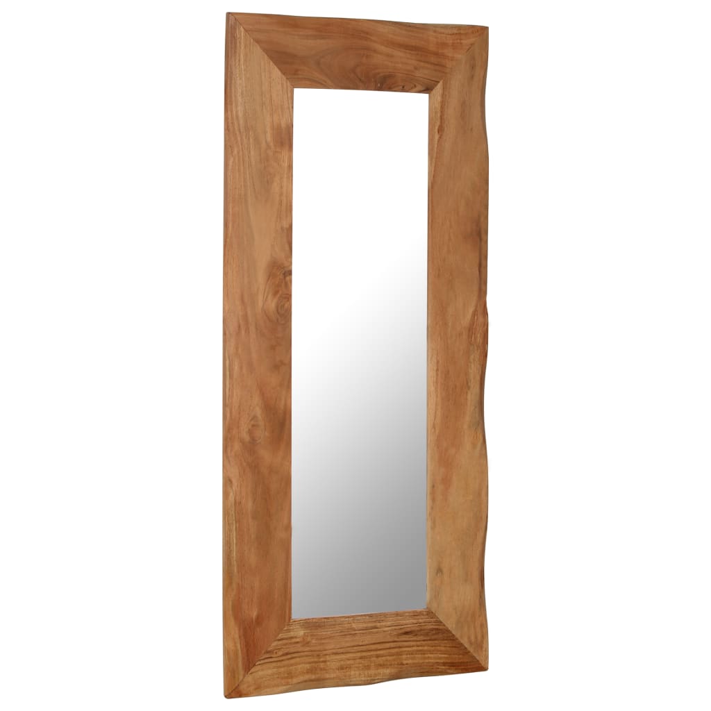 vidaXL Cosmetic Mirror 50x110 cm Solid Acacia Wood - House of Isabella AU