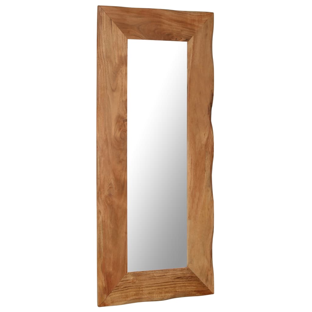 vidaXL Cosmetic Mirror 50x110 cm Solid Acacia Wood - House of Isabella AU
