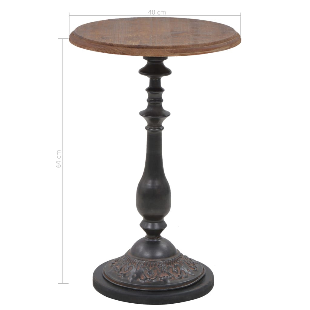 vidaXL End Table Solid Fir Wood 40x64 cm Brown - House of Isabella AU