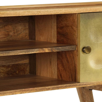 vidaXL TV Cabinet Solid Mango Wood 120x30x45 cm - House of Isabella AU