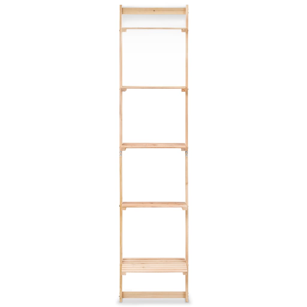 vidaXL Ladder Wall Shelf Cedar Wood 41,5x30x176 cm - House of Isabella AU