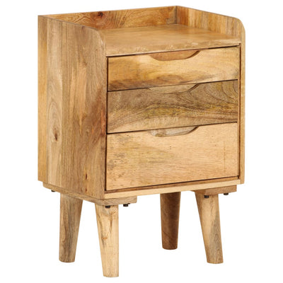vidaXL Bedside Cabinet Solid Mango Wood 40x30x59.5 cm - House of Isabella AU
