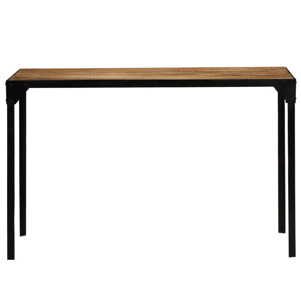 vidaXL Dining Table Solid Rough Mange Wood and Steel 120 cm - House of Isabella AU