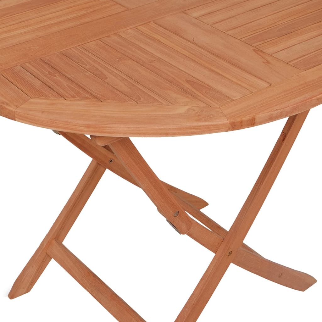 vidaXL Folding Garden Table 85x76 cm Solid Teak Wood - House of Isabella AU