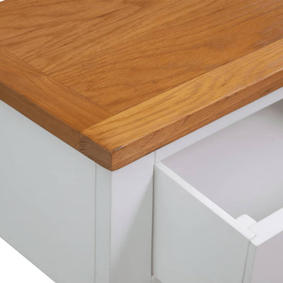 vidaXL Console Table 83x30x73 cm Solid Oak Wood - House of Isabella AU