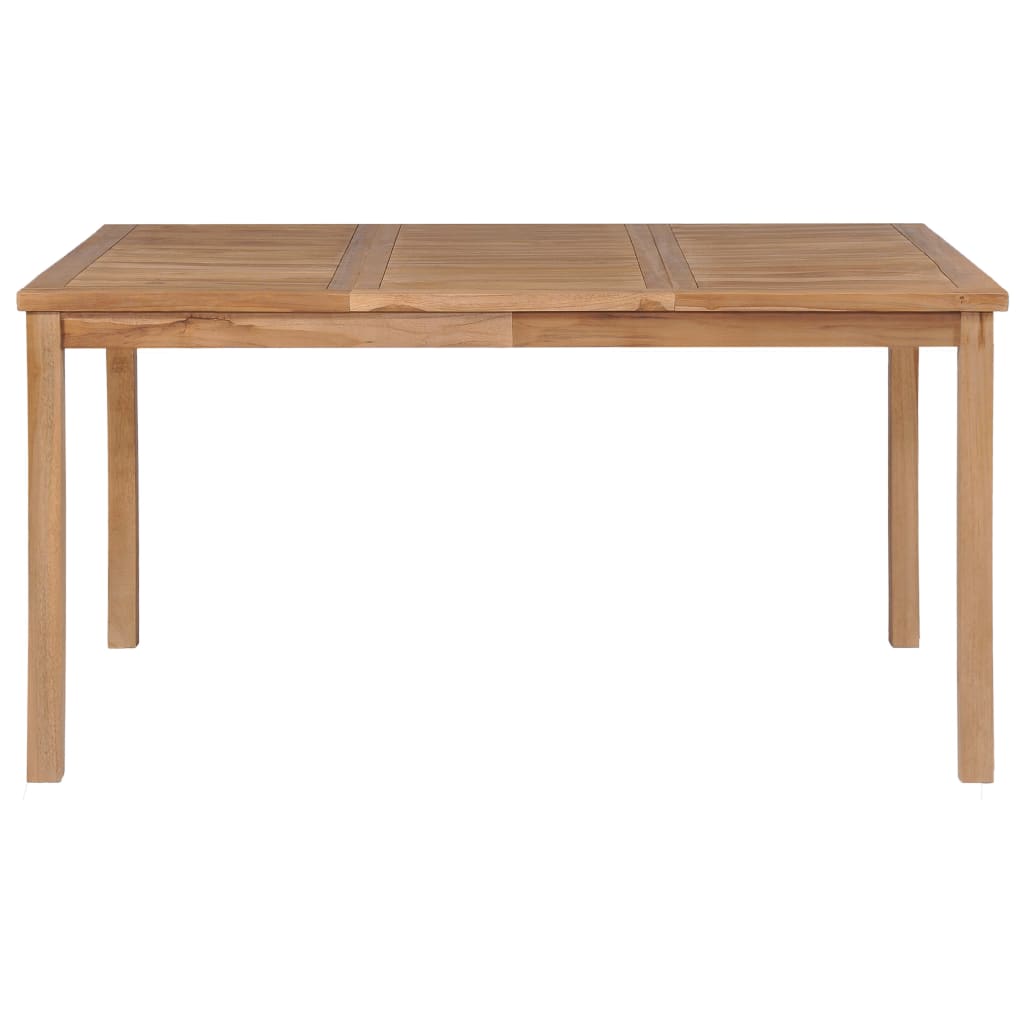 Garden Table 150x90x77 cm Solid Teak Wood