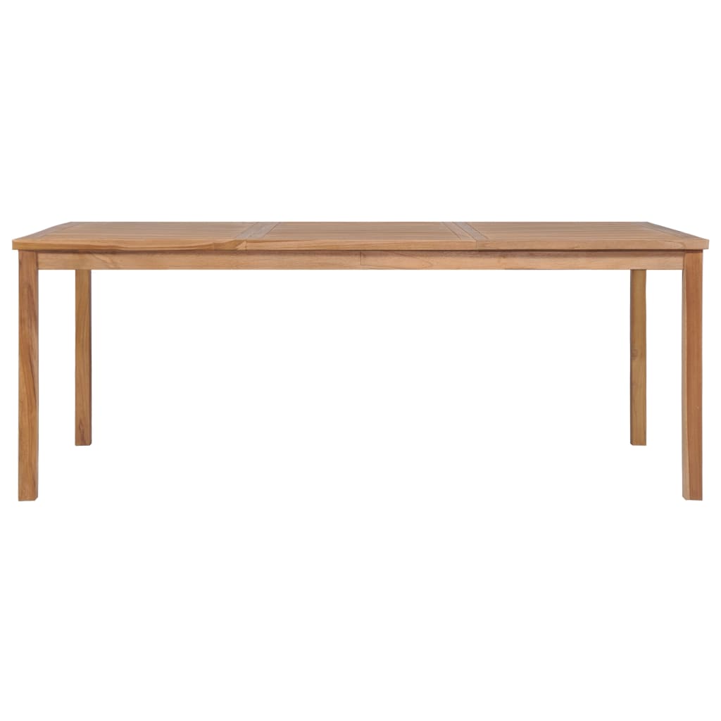 Garden Table 200x100x77 cm Solid Teak Wood
