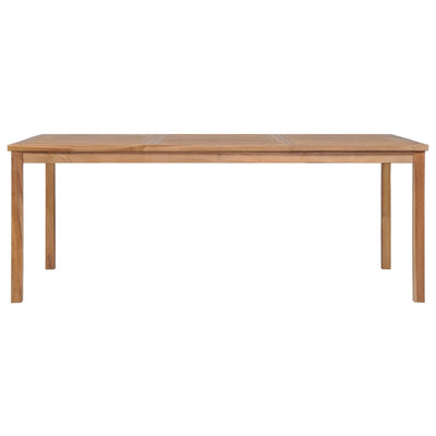 Garden Table 200x100x77 cm Solid Teak Wood