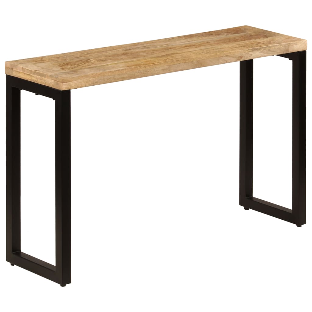 vidaXL Console Table 120x35x76 cm Solid Mango Wood and Steel - House of Isabella AU