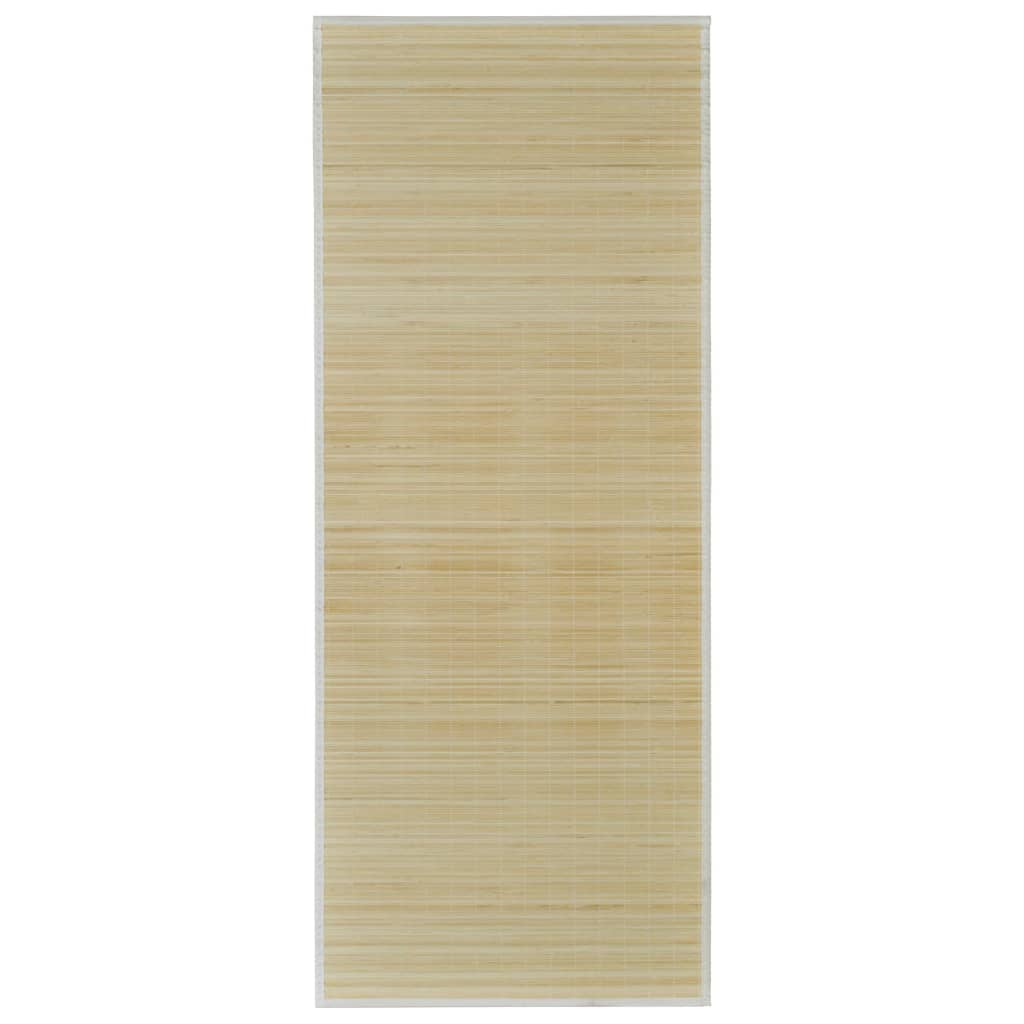 Rectangular Natural Bamboo Rug 150 x 200 cm