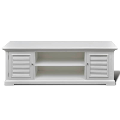 White Wooden TV Stand - House of Isabella AU