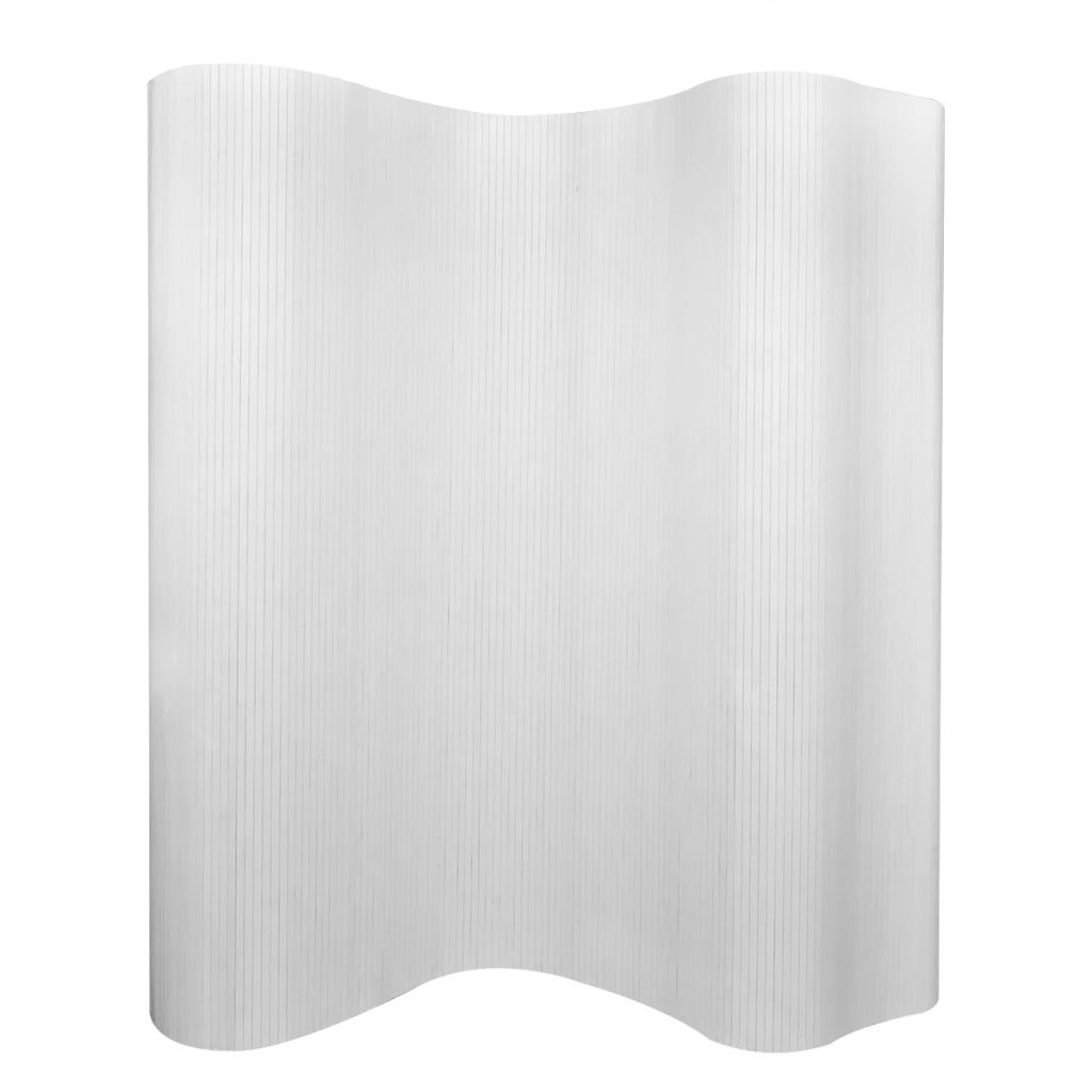 vidaXL Room Divider Bamboo White 250x165 cm - House of Isabella AU