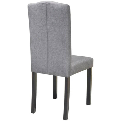 vidaXL Dining Chairs 2 pcs Light Grey Fabric - House of Isabella AU