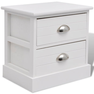 vidaXL French Bedside Cabinet White - House of Isabella AU