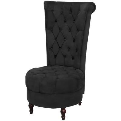 vidaXL High Back Sofa Chair Black Fabric - House of Isabella AU
