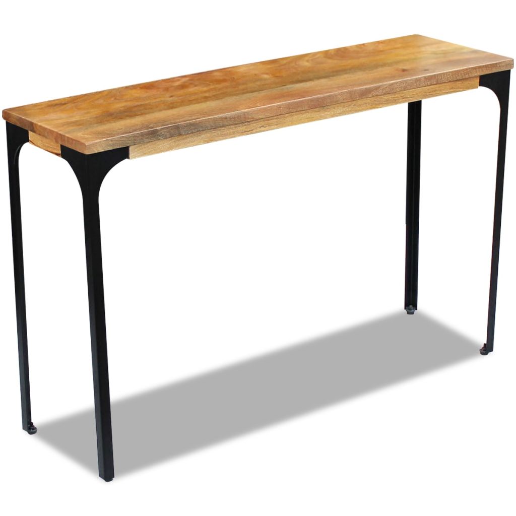 vidaXL Console Table Mango Wood 120x35x76 cm - House of Isabella AU