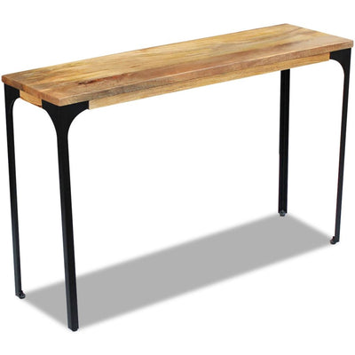vidaXL Console Table Mango Wood 120x35x76 cm - House of Isabella AU