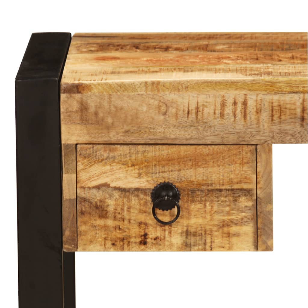 vidaXL Desk with 2 Drawers 110x50x77 cm Solid Mango Wood - House of Isabella AU