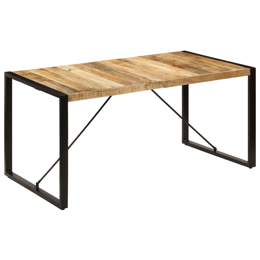 vidaXL Dining Table 160x80x75 cm Solid Mango Wood - House of Isabella AU