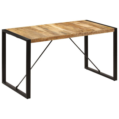vidaXL Dining Table 140x70x75 cm Solid Mango Wood - House of Isabella AU