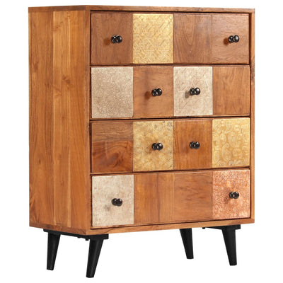 vidaXL Chest of Drawers 60x30x75 cm Solid Acacia Wood - House of Isabella AU