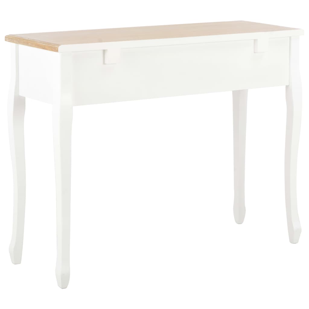 vidaXL Dressing Console Table with 3 Drawers White - House of Isabella AU