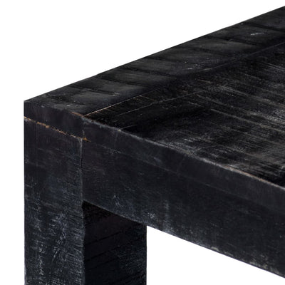vidaXL Coffee Table Black 110x50x35 cm Solid Mango Wood - House of Isabella AU