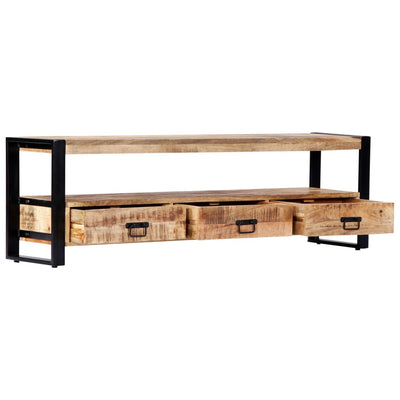 vidaXL TV Cabinet 150x30x45 cm Solid Mango Wood - House of Isabella AU