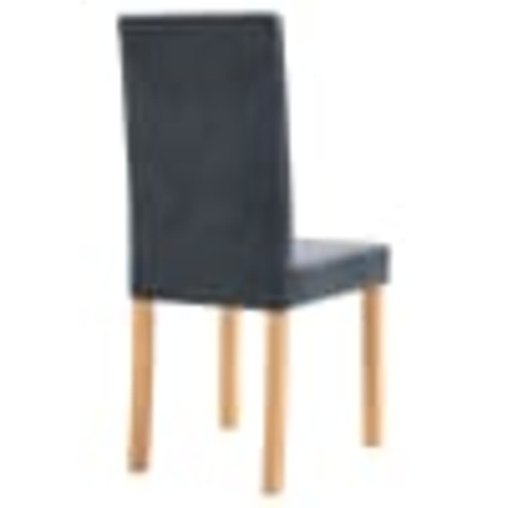 vidaXL Dining Chairs 2 pcs Grey Faux Suede Leather - House of Isabella AU
