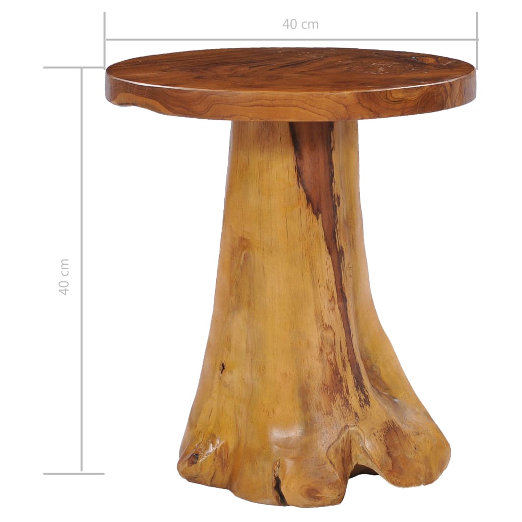 vidaXL Coffee Table 40x40 cm Solid Teak Wood - House of Isabella AU
